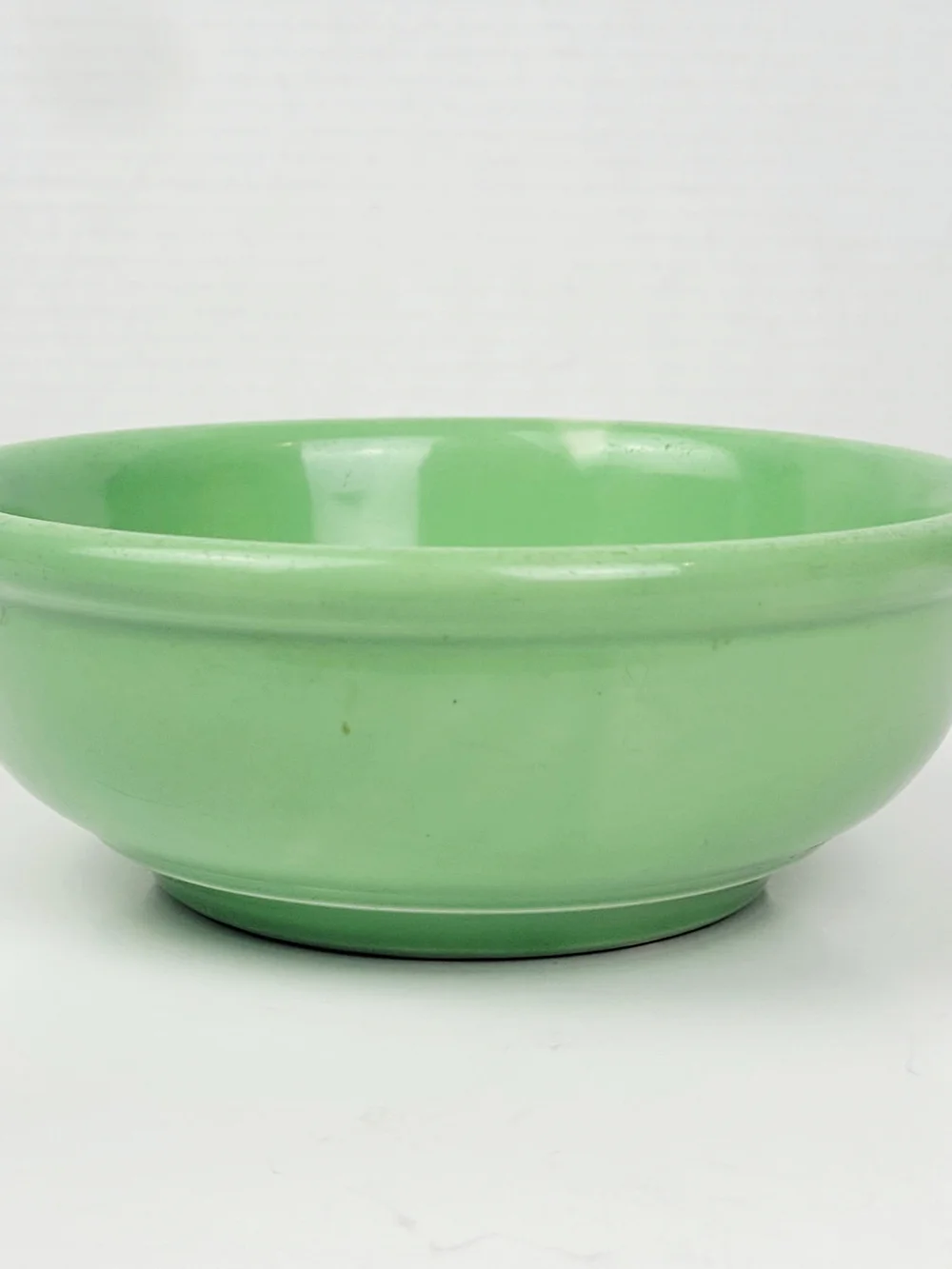 Vtg 40s 50s~FIRE KING Jadeite Cereal/Soup Bowl~Beaded Edge~Restaurant Ware~5.75